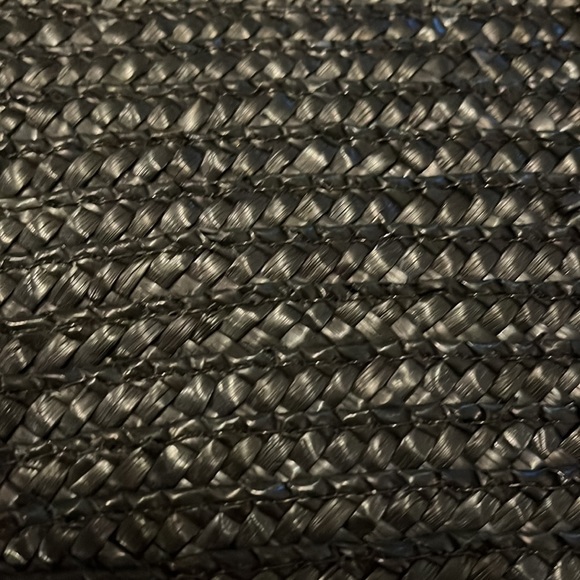 Straw & twisted cane handled petite hand bag - Picture 8 of 8